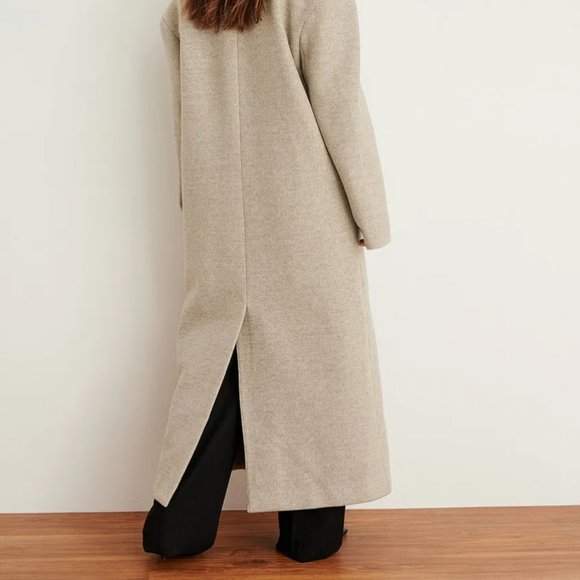 NA-KD Oversized Wool Blend Coat - Picture 3 of 9